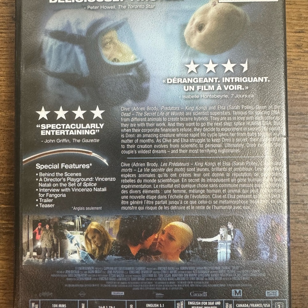 Splice DVD - Picture 2 of 2
